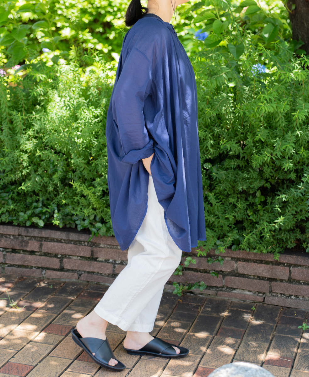 GNMDS2101CL (パンツ) 5.1oz WASHED COTTON / LINEN DENIM EASY TAPERED PANTS