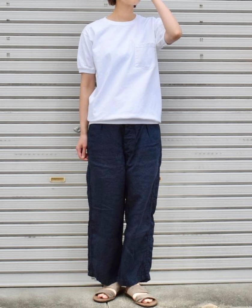 NGT9801P (Tシャツ) CREW NECK S/SL POCKET-T CUFF AND HEM RIB