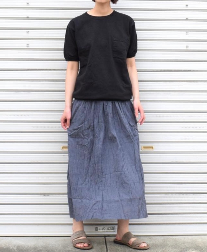 NGT9801P (Tシャツ) CREW NECK S/SL POCKET-T CUFF AND HEM RIB