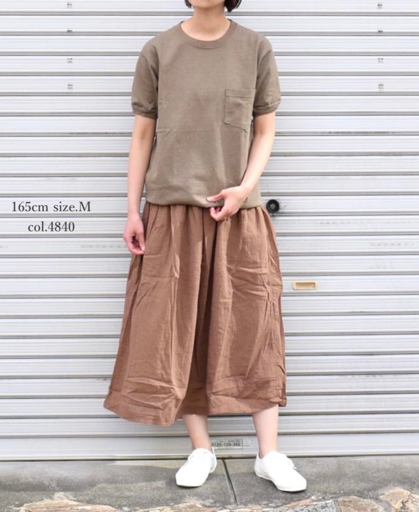 NGT9801P (Tシャツ) CREW NECK S/SL POCKET-T CUFF AND HEM RIB