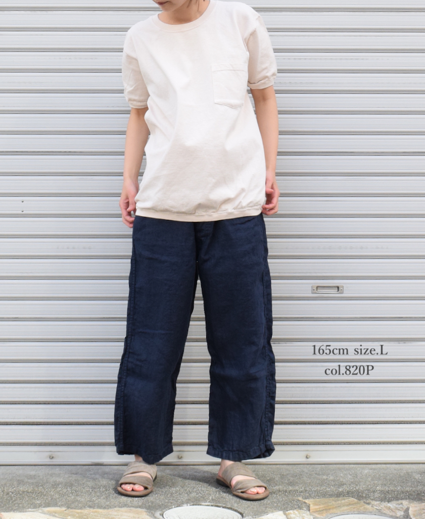 NGT9801P (Tシャツ) CREW NECK S/SL POCKET-T CUFF AND HEM RIB