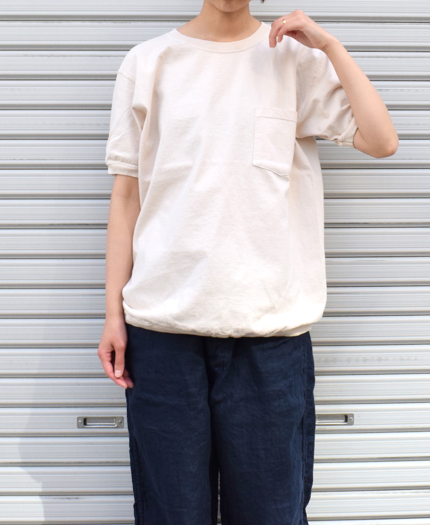 NGT9801P (Tシャツ) CREW NECK S/SL POCKET-T CUFF AND HEM RIB