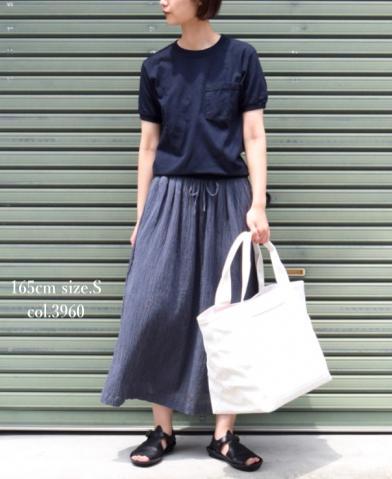 NGT9801P (Tシャツ) CREW NECK S/SL POCKET-T CUFF AND HEM RIB
