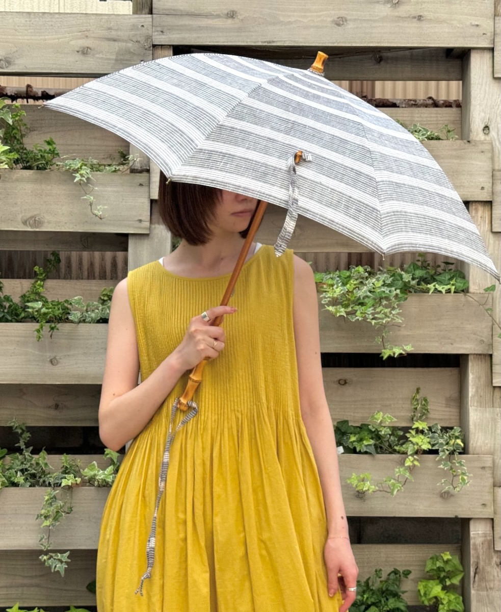 ●ONMDS2301 (日傘) PARASOL WITH BAMBOO HANDLE 47cm