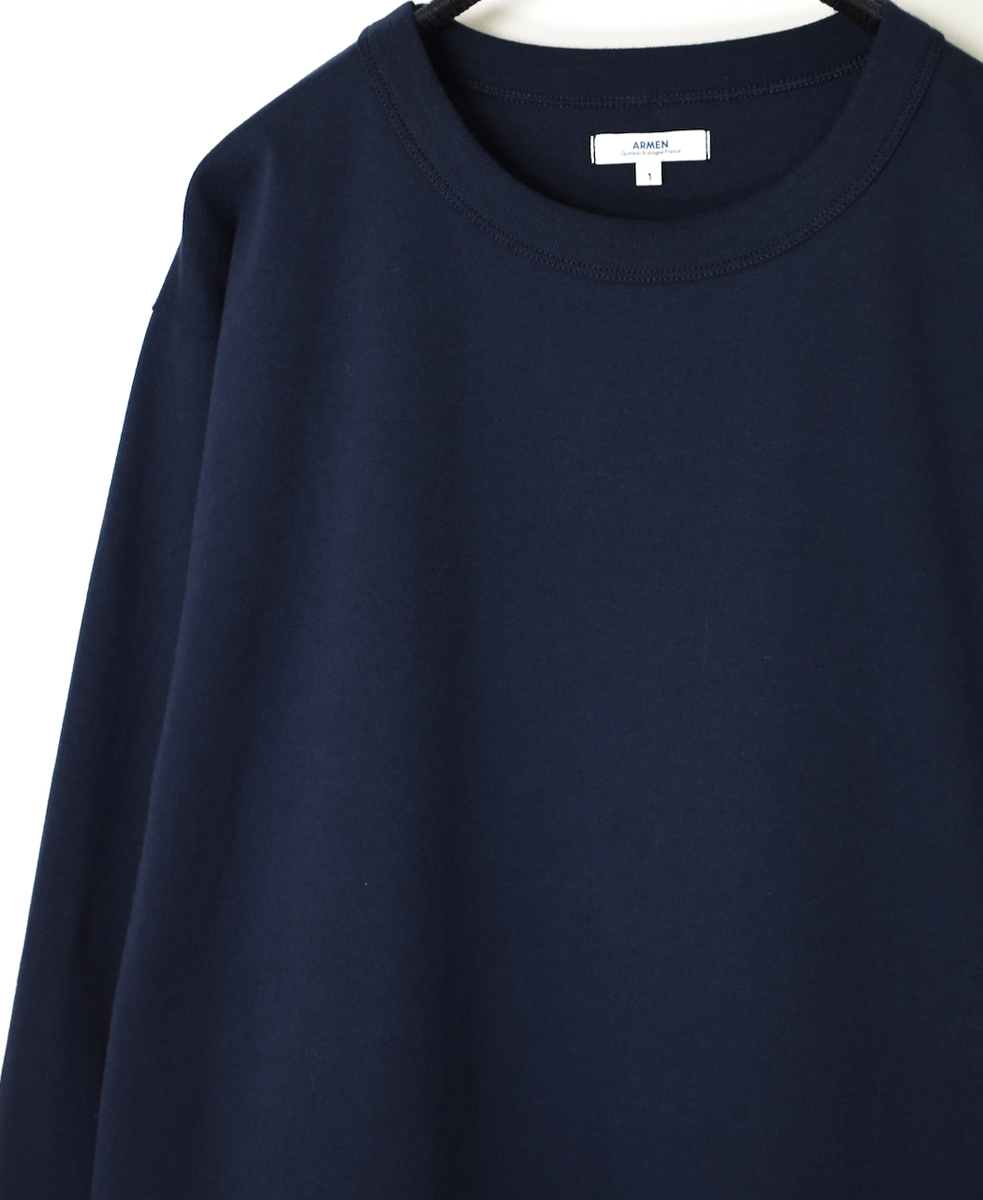 NFA2351 (Tシャツ) COTTON JERSEY CREW NECK OVERSIZE L/SL T-SHIRT WITH CUFF