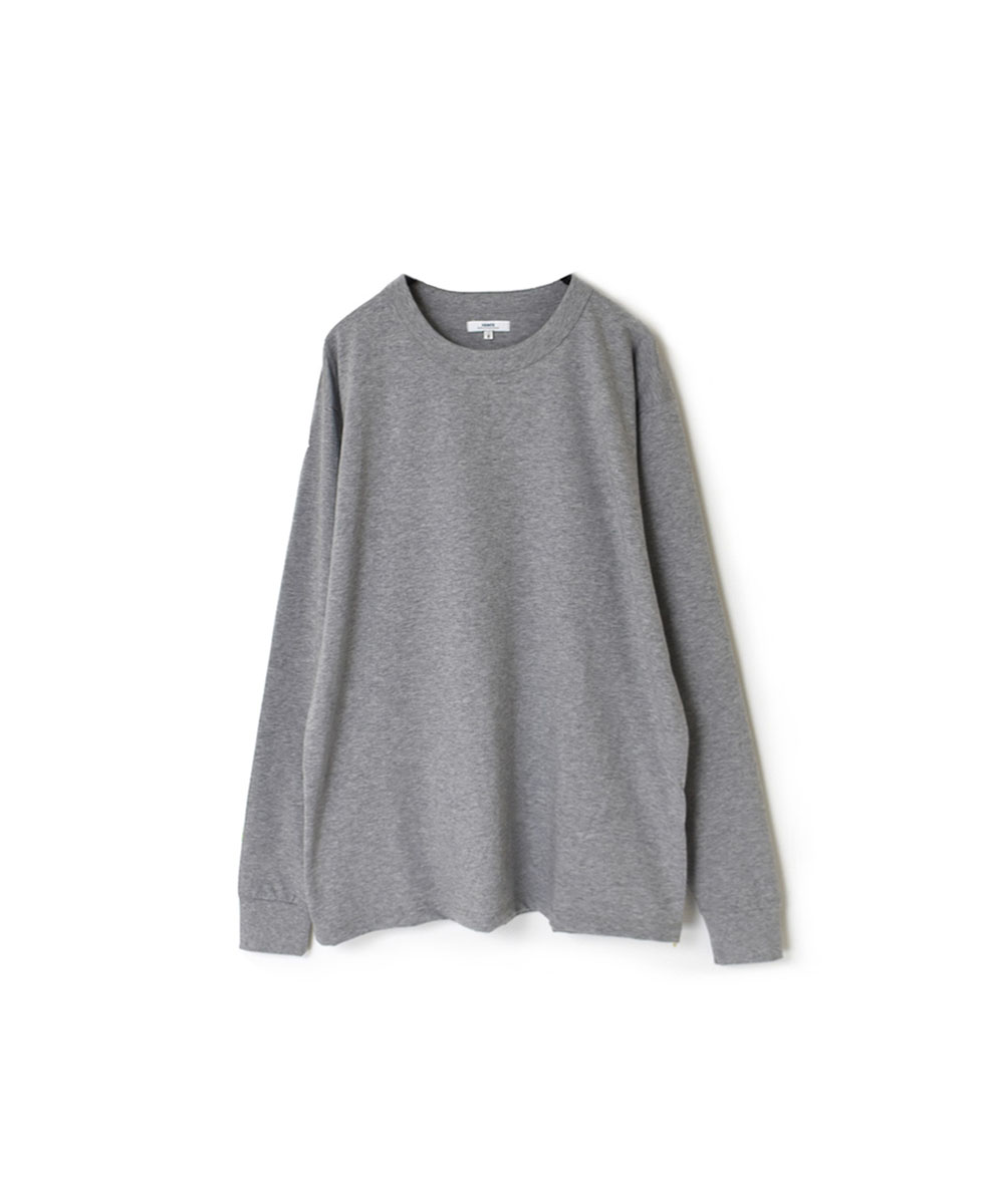 NFA2351 (Tシャツ) COTTON JERSEY CREW NECK OVERSIZE L/SL T-SHIRT WITH CUFF