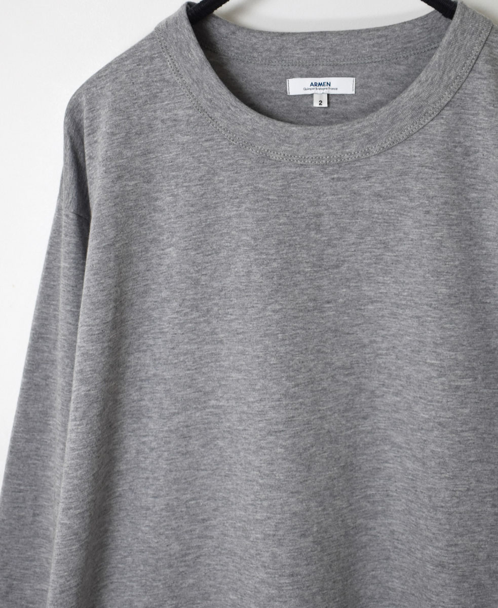 NFA2351 (Tシャツ) COTTON JERSEY CREW NECK OVERSIZE L/SL T-SHIRT WITH CUFF