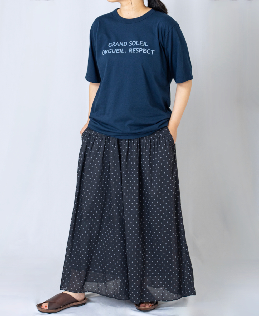 NFA1802P36 (Tシャツ) "GRAND SOLEIL" 4.4oz COTTO JERSEY CREW-NECK OVERSIZED S/SL PRINT T-SHIRT
