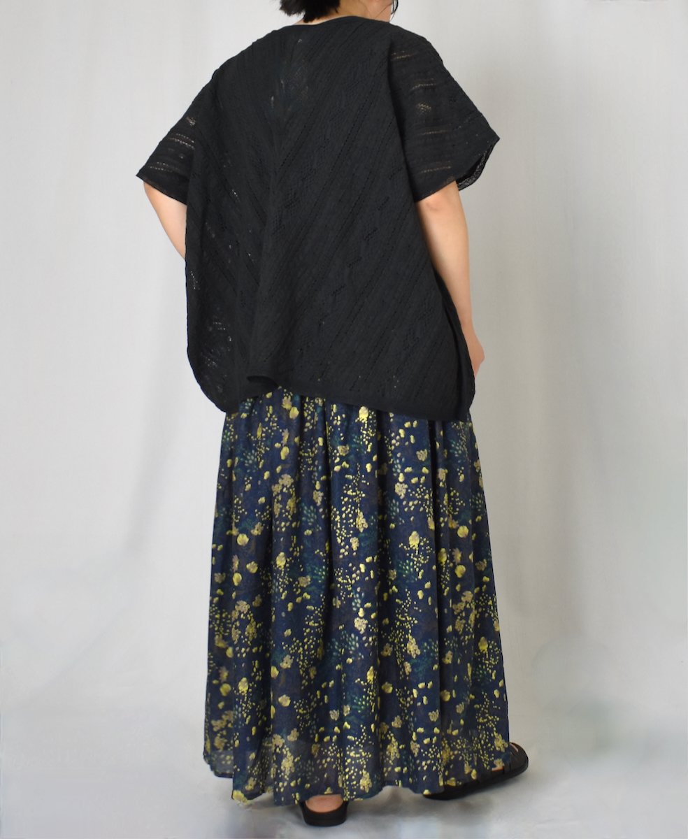 NSL23052 (ポンチョ) VOILE LACE ALL LACE PONCHO