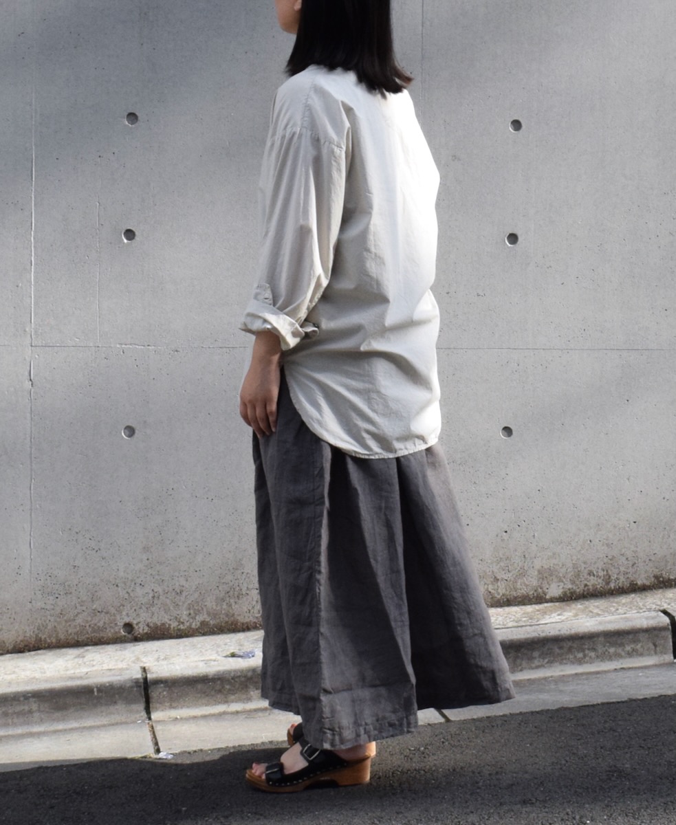 INHT2203CP (シャツ) 60'S COTTON POPLIN HENLEY NECK SHIRT