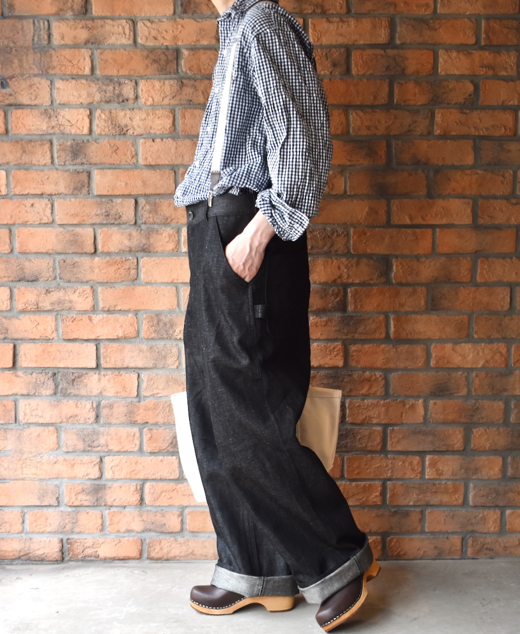 GNAM2451(パンツ) 9.5oz COTTON/LINEN DENIM PAINTER PANTS│