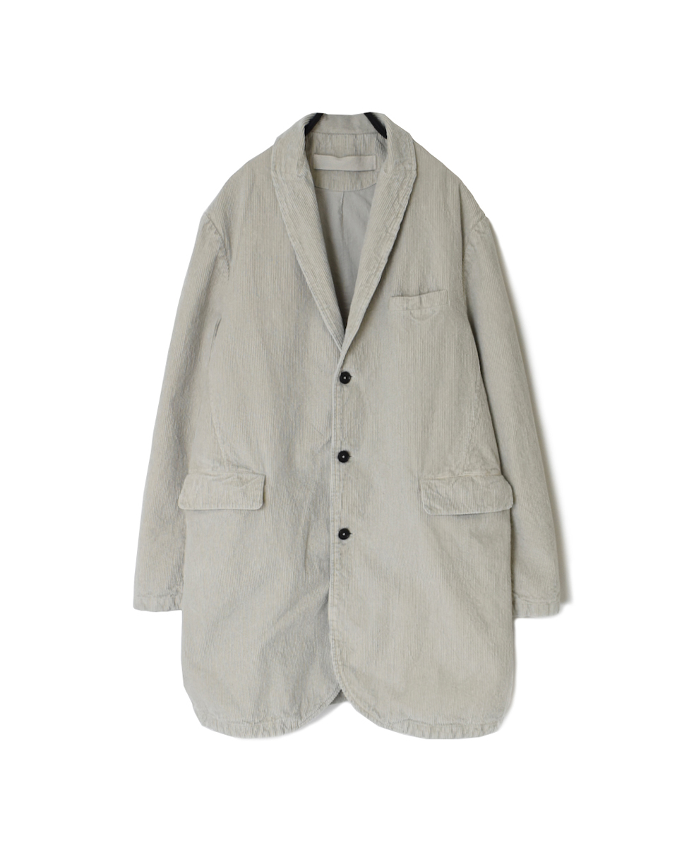 NVL2351C9D (コート) 9WALES CORDUROY/60’S ORGANIC CAMBRIC CENTER VENTS TAILORED COAT