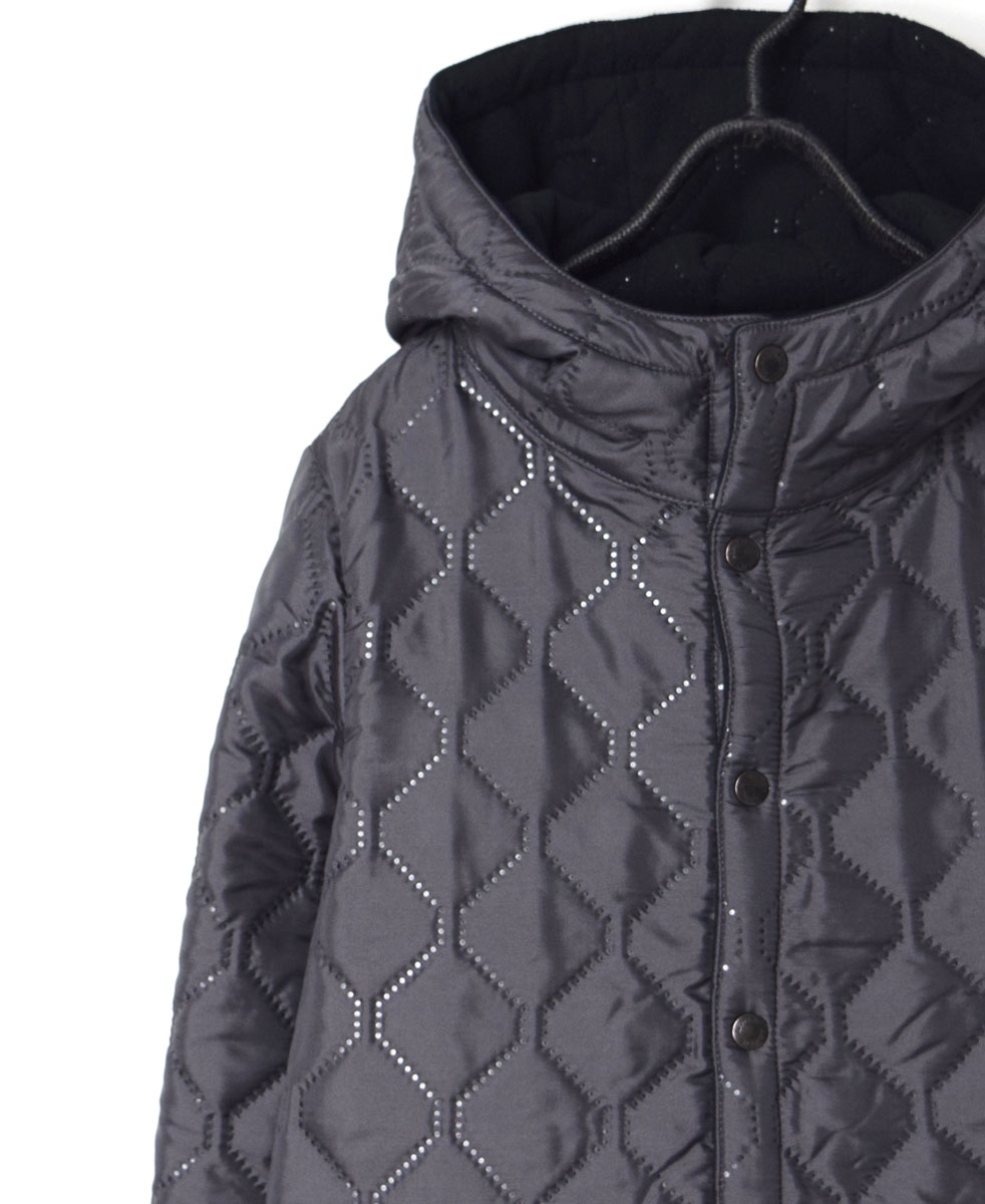 NAM1753 (コート) POLYxFLEECE HEAT QUILT REVERSIBLE HOODED COAT