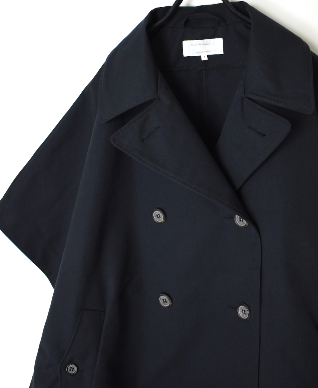 NMPA2451LP(ケープ) COTTON DOUBLE BREASTED CAPE