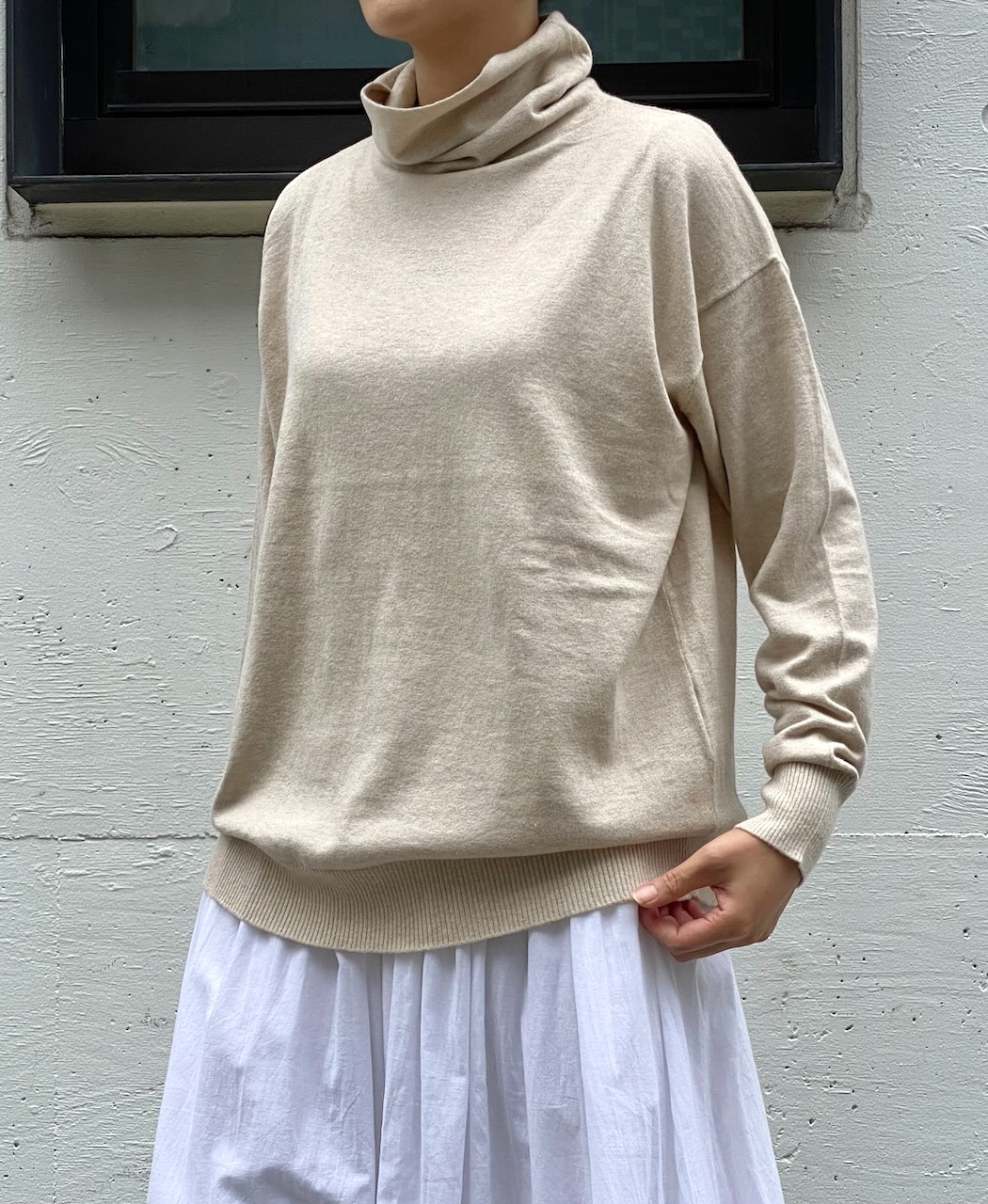 トップス N i GNSL24541(ニット) 14GG 2PLY PLAIN STITCH COTTON WOOL