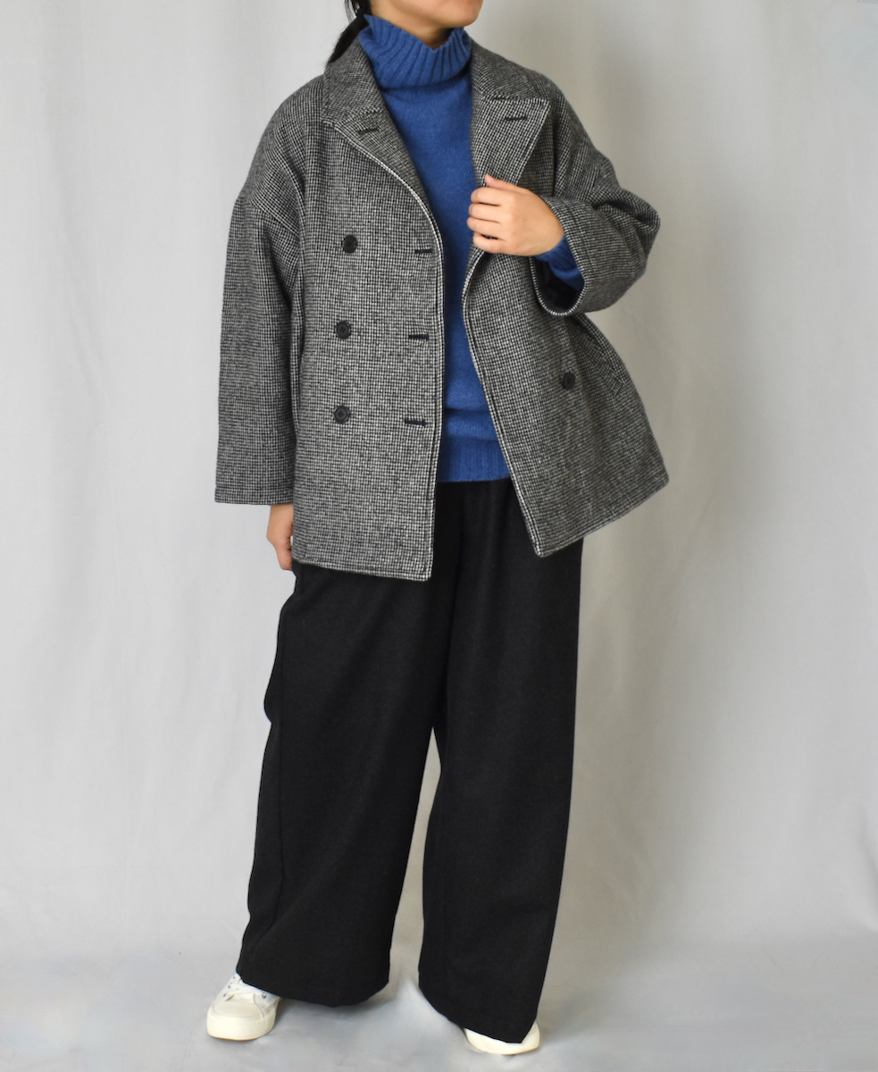 JNAMP1651 (ニット) GEELONG LAMBSWOOL POLO NECK SADDLE