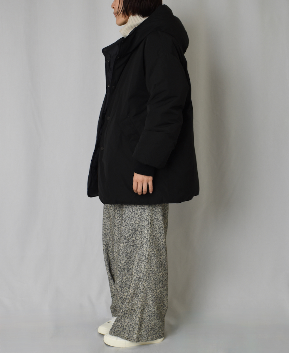 NAM2462(ジャケット) POLY×COTTON REVERSIBLE DOWN SNAP FRONT HOODED JACKET