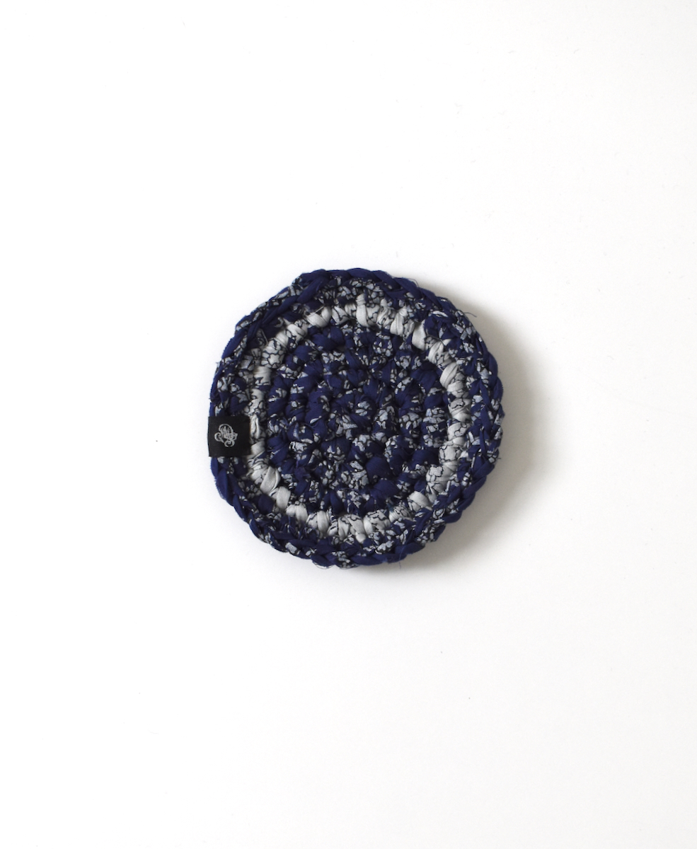 ●ZMD0404(コースター) COTTON  BLOCK PRINT COASTER (2SET)