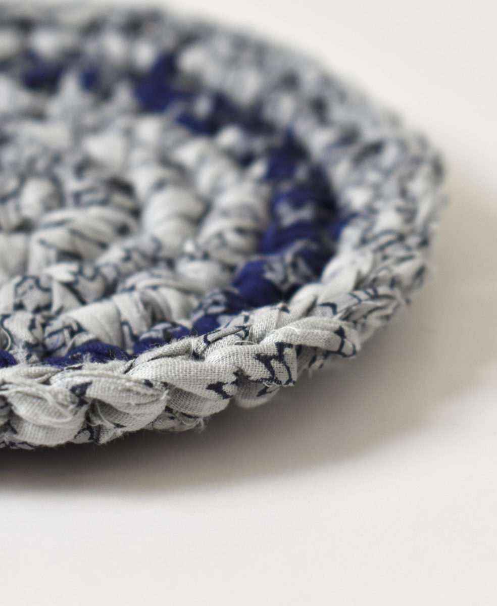 ●ZMD0404(コースター) COTTON  BLOCK PRINT COASTER (2SET)