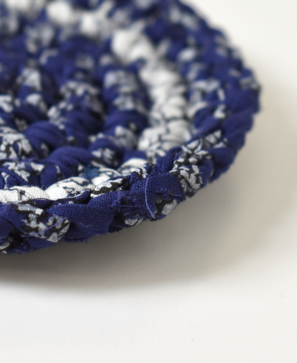 ●ZMD0404(コースター) COTTON  BLOCK PRINT COASTER (2SET)