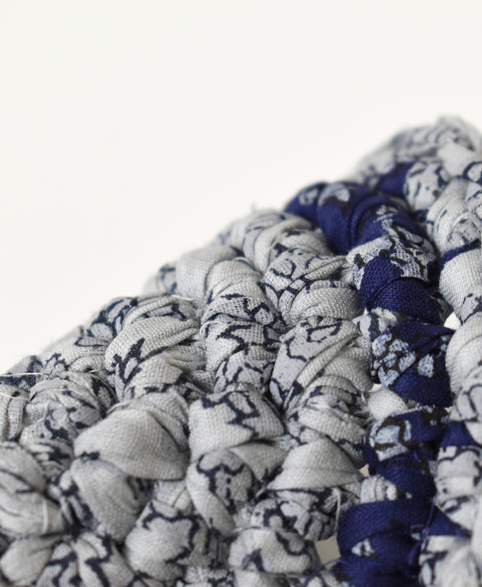 ●ZMD0404(コースター) COTTON  BLOCK PRINT COASTER (2SET)