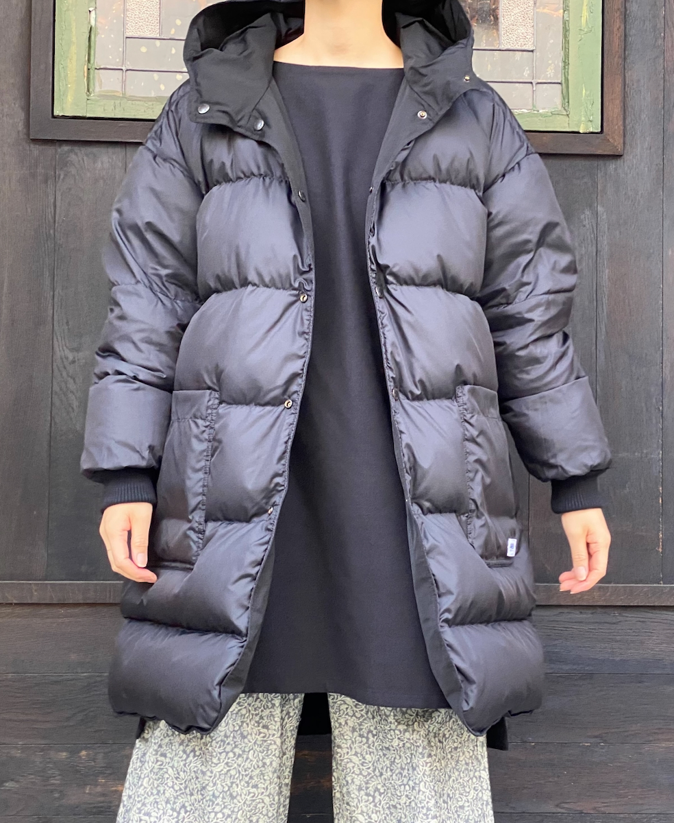 NAM2463 (コート) POLY×COTTON REVERSIBLE DOWN SNAP FRONT HOODED MIDI COAT