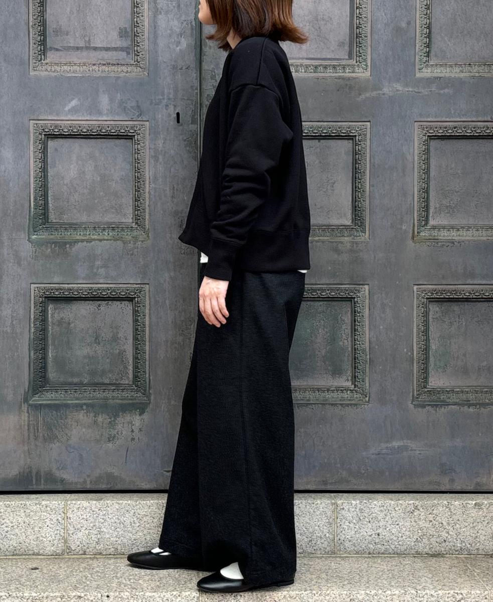GNSL24553(カーディガン) FRENCH TERRY V-NECK 1BUTTON CARDIGAN