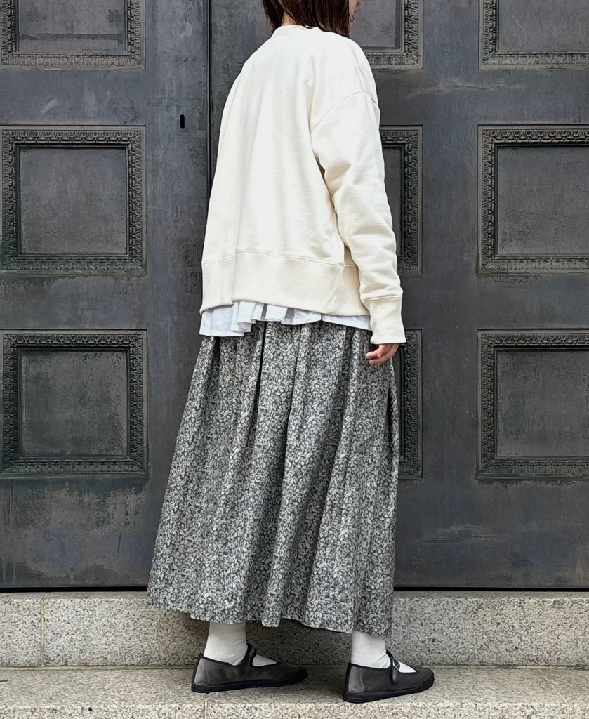 GNSL24553(カーディガン) FRENCH TERRY V-NECK 1BUTTON CARDIGAN
