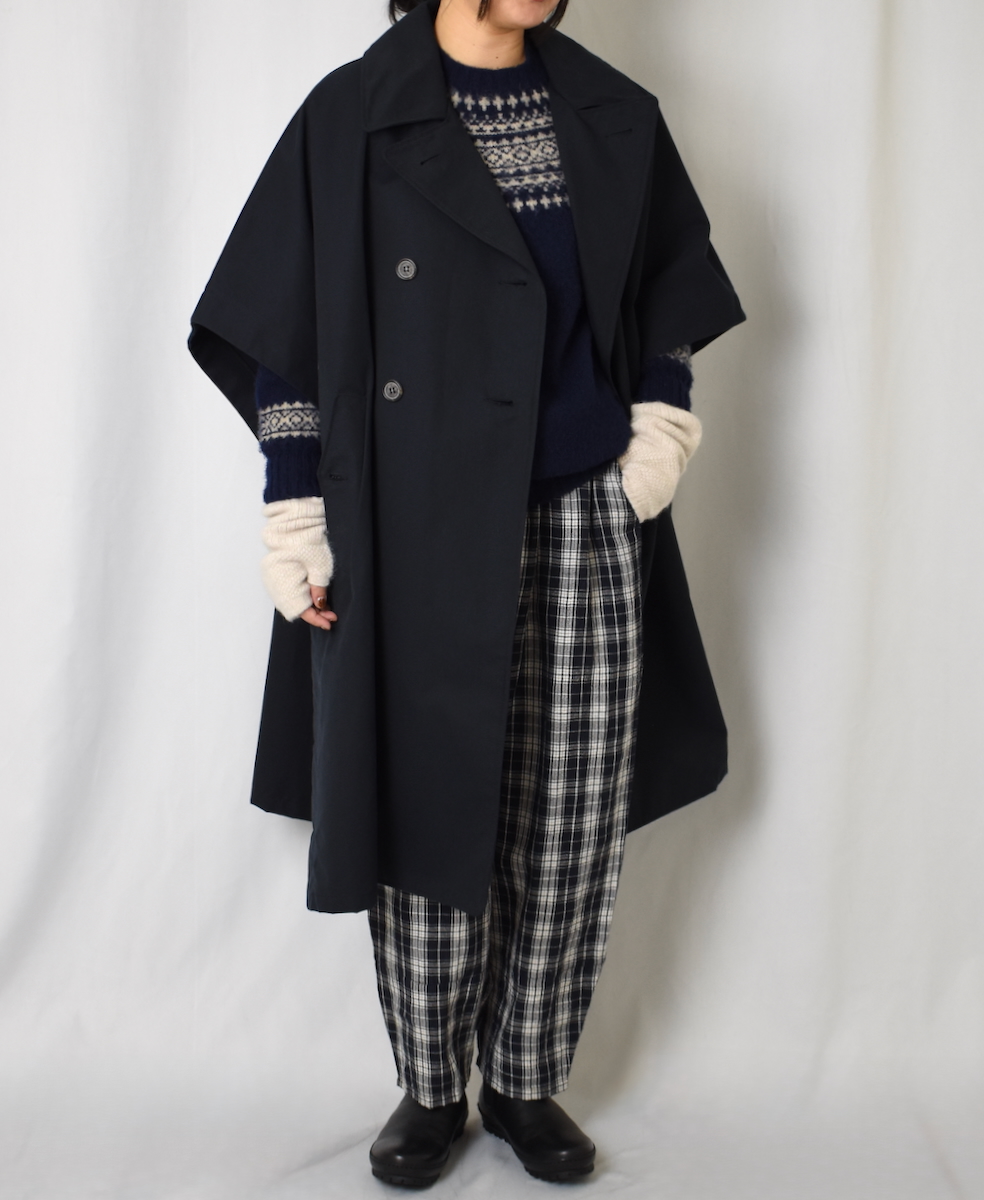 NJT1661(ニット) SHETLAND WOOL NORDIC HEAVY BRUSH CREW-NECK PULLOVER
