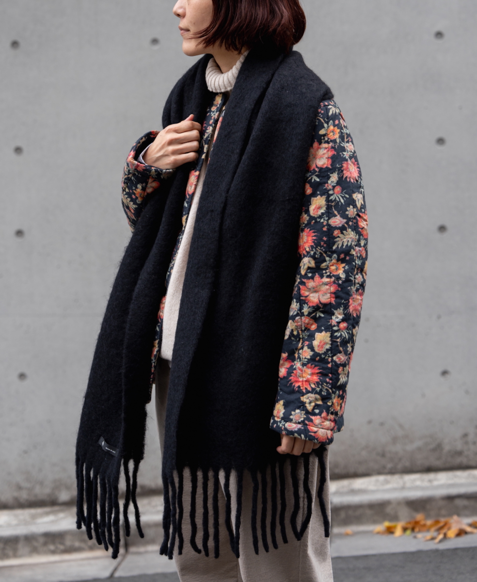 INSL24731(ジャケット) 60s CAMBRIC FLOWER PRINT NO COLLAR JACKET