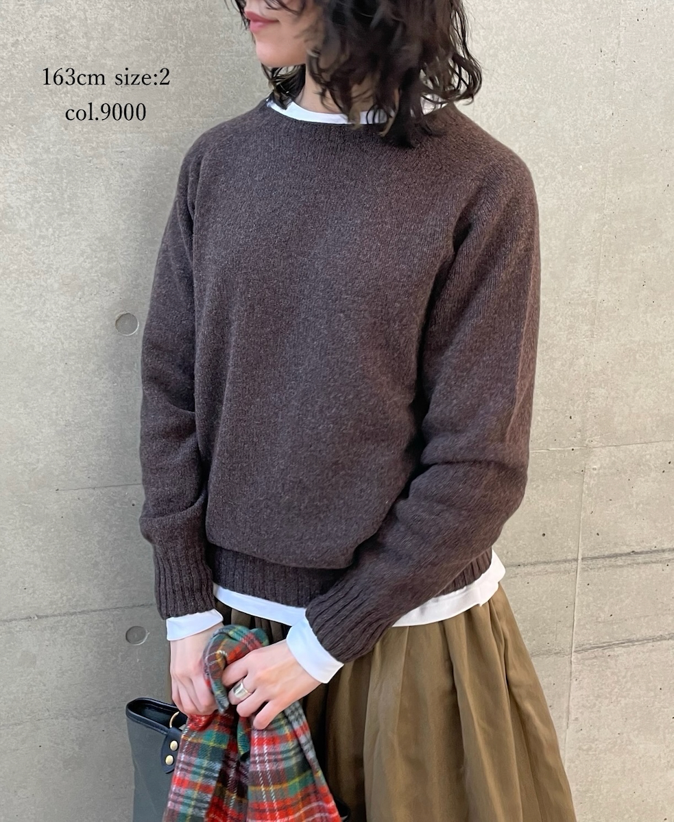 NFA2351 (Tシャツ) COTTON JERSEY CREW NECK OVERSIZE L/SL T-SHIRT WITH CUFF