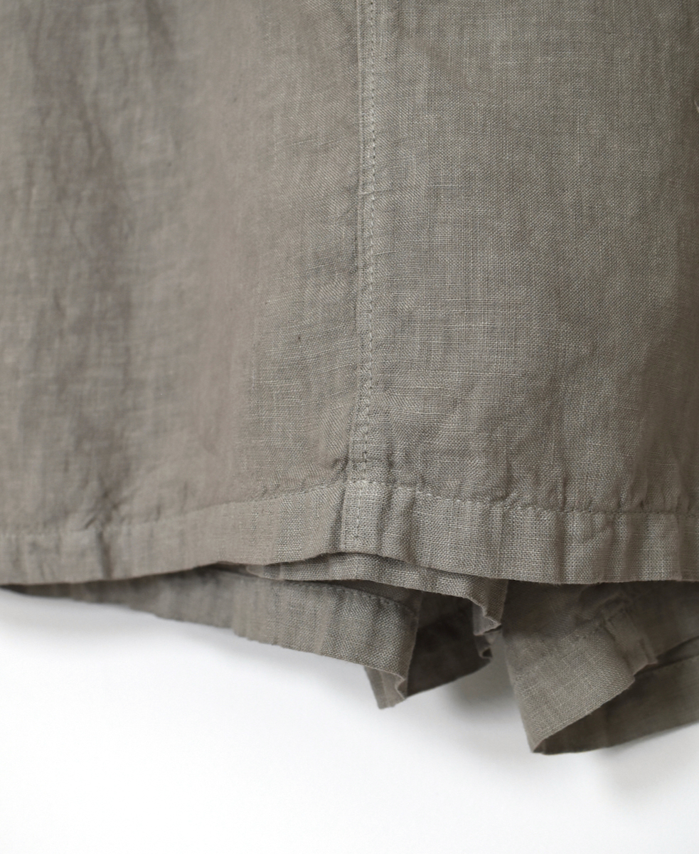 ●NAM2411LP (キュロットスカート) LINEN PLAIN (OVERDYE) WRAP CULOTTES