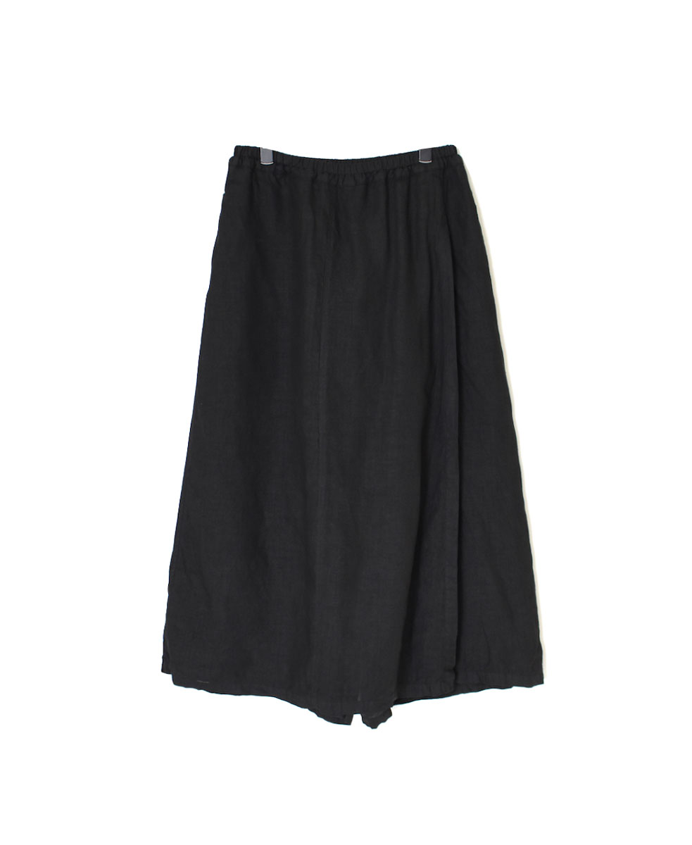NAM2411LP (キュロットスカート) LINEN PLAIN (OVERDYE) WRAP CULOTTES