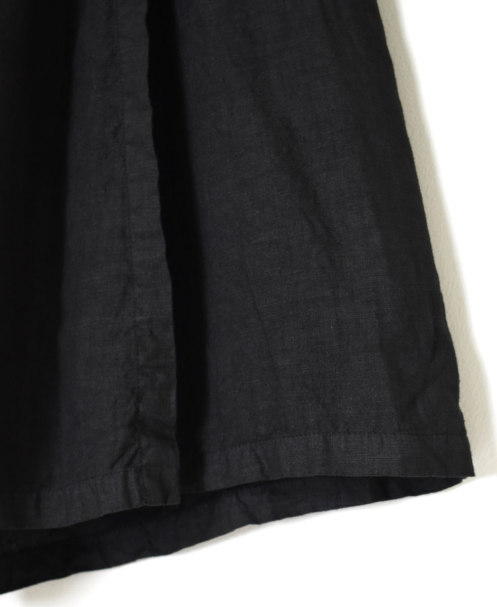 ●NAM2411LP (キュロットスカート) LINEN PLAIN (OVERDYE) WRAP CULOTTES