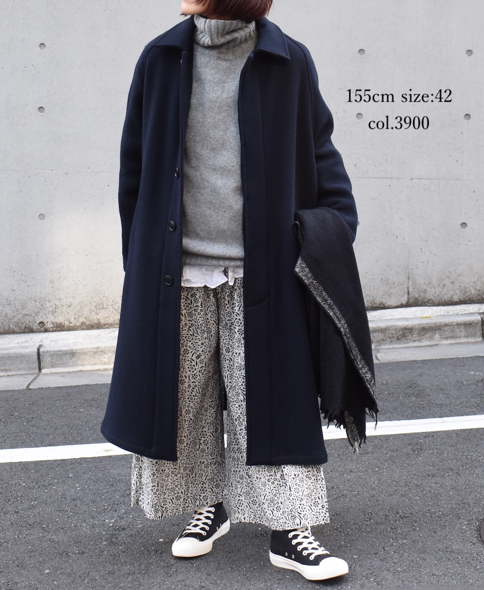 ジャケット・アウター kiji WOOL BALMACAAN COAT - ジャケット・アウター