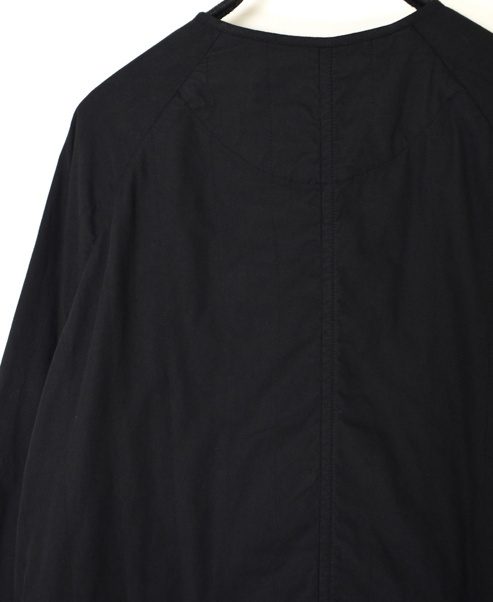 NMDS24631W(コート) 40s ORGANIC POPLIN RAGLAN SHORT COAT WITH VERTICAL STITCH