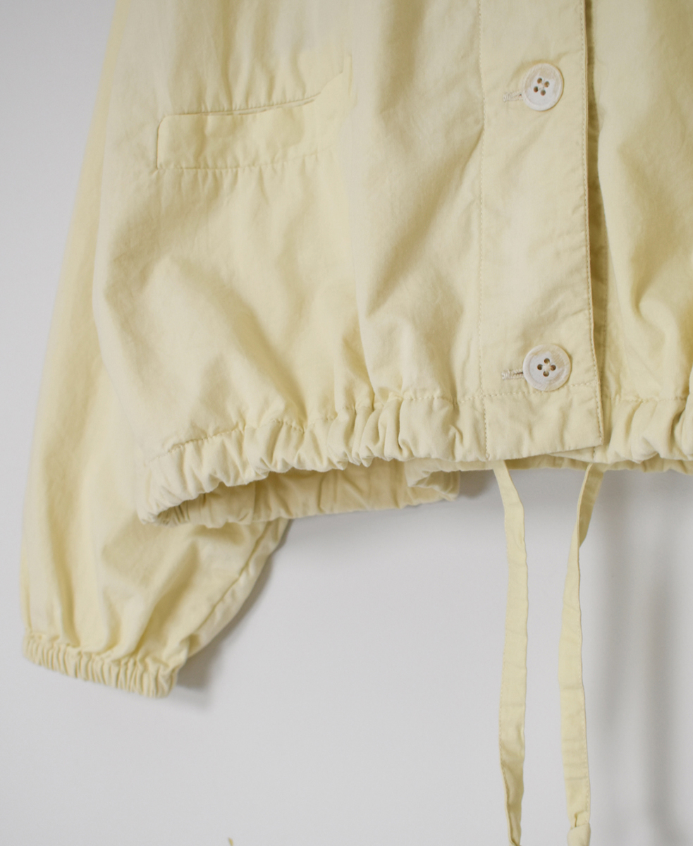 NMDS24633W(ジャケット) 40s ORGANIC POPLIN RAGLAN STRING JACKET