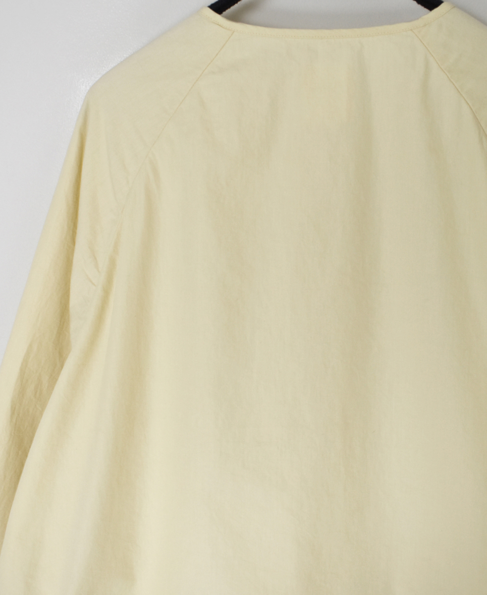 NMDS24633W(ジャケット) 40s ORGANIC POPLIN RAGLAN STRING JACKET