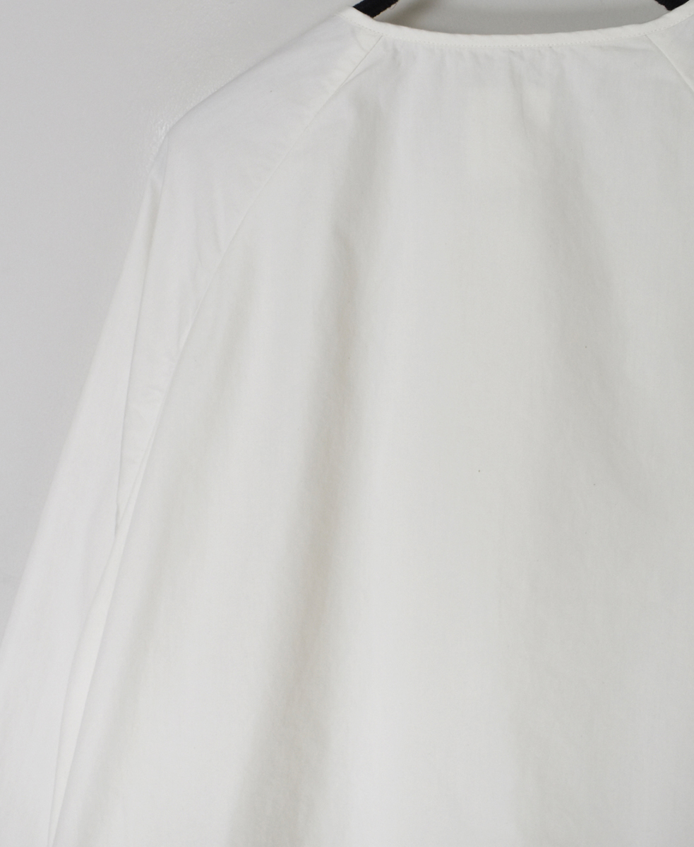 NMDS24633W(ジャケット) 40s ORGANIC POPLIN RAGLAN STRING JACKET