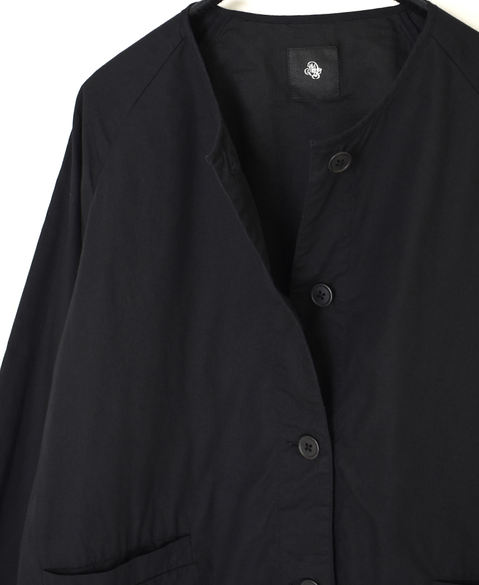 NMDS24633W(ジャケット) 40s ORGANIC POPLIN RAGLAN STRING JACKET