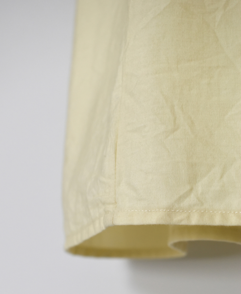 NMDS24642(スカート) 40s ORGANIC POPLIN(PATCHWORK) PINTUCK FLARED SKIRT WITH CRAZY PATCH WORK