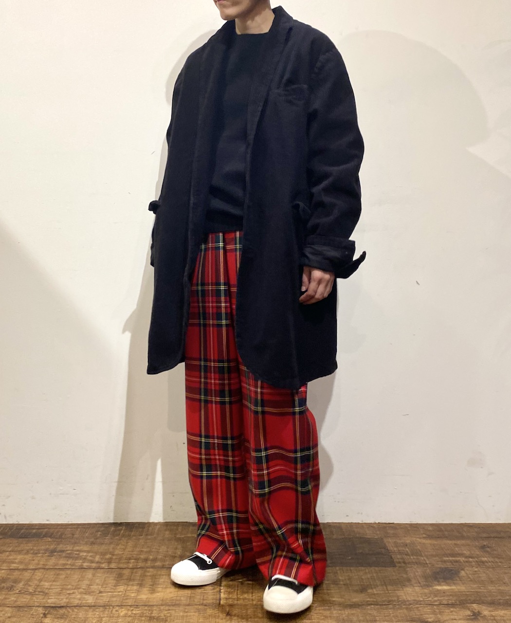 NVL2351C9D (コート) 9WALES CORDUROY/60'S ORGANIC CAMBRIC CENTER VENTS TAILORED COAT