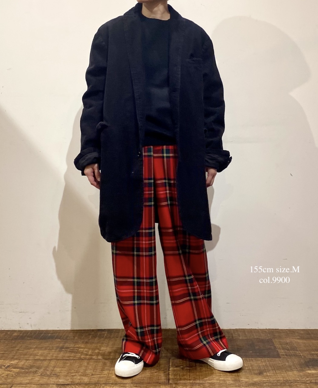NVL2351C9D (コート) 9WALES CORDUROY/60'S ORGANIC CAMBRIC CENTER VENTS TAILORED COAT