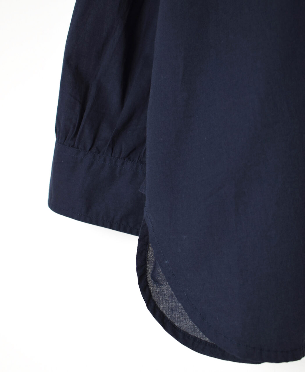 NMDS25201(シャツ) 60s ORGANIC CAMBRIC BANDED COLLAR EMB SHIRT
