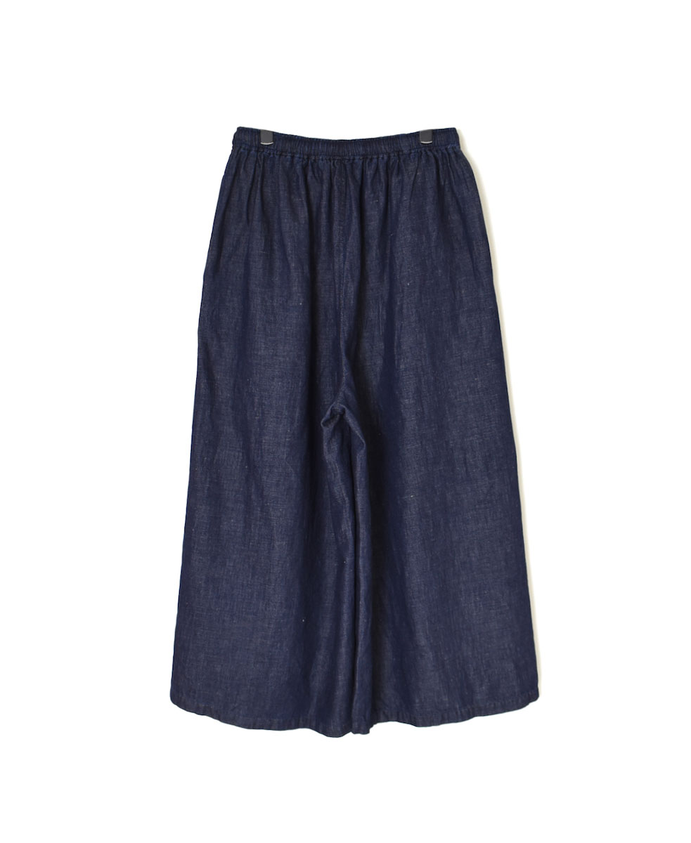 GNMDS2062CL (パンツ) 5.1oz WASHED COTTON / LINEN DENIM WIDE EASY PANTS