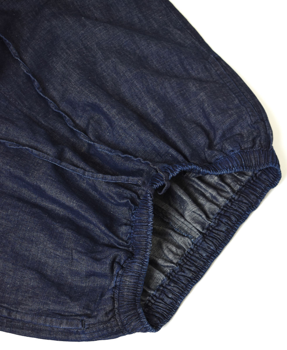 GNMDS2062CL (パンツ) 5.1oz WASHED COTTON / LINEN DENIM WIDE EASY PANTS