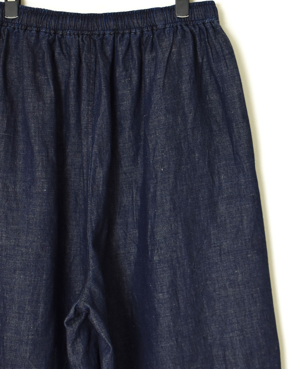 GNMDS2062CL (パンツ) 5.1oz WASHED COTTON / LINEN DENIM WIDE EASY PANTS