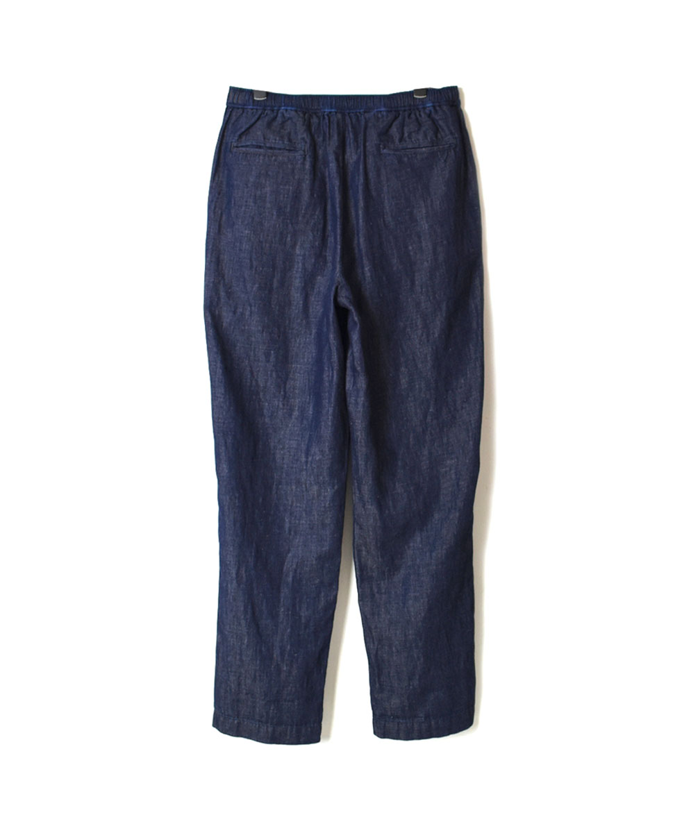 GNMDS2101CL (パンツ) 5.1oz WASHED COTTON / LINEN DENIM EASY TAPERED PANTS