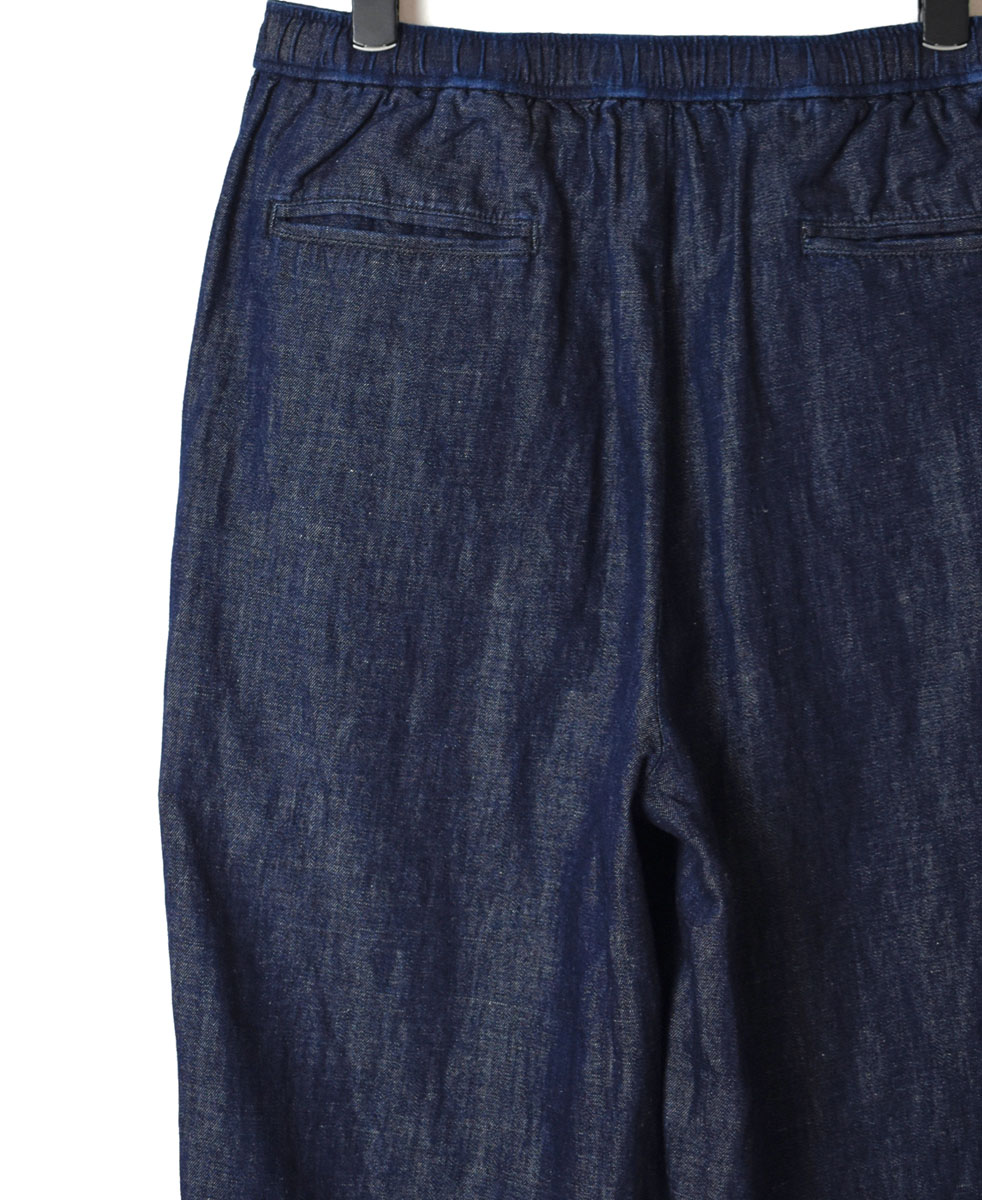 GNMDS2101CL (パンツ) 5.1oz WASHED COTTON / LINEN DENIM EASY TAPERED PANTS