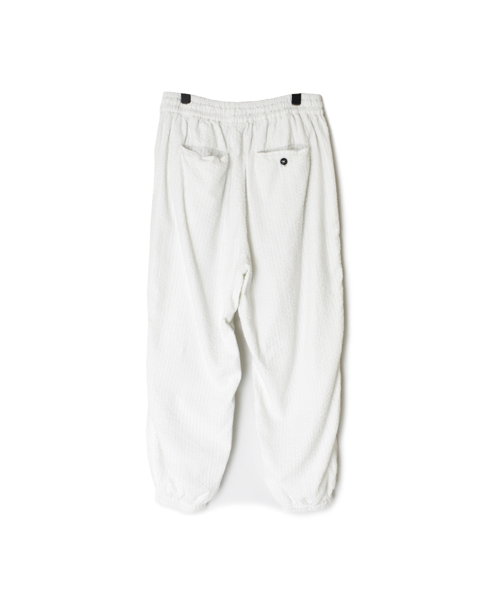 NVL2503SPD(パンツ) SEERSUCKER PLAIN OVERDYE EASY PANTS